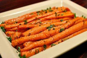 Запеченная морковь