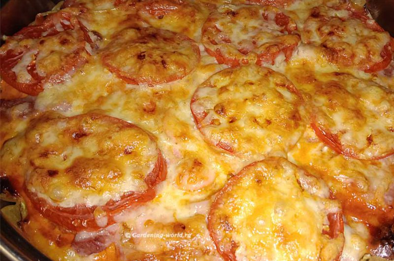 Пицца из кабачков в духовке — легкий рецепт